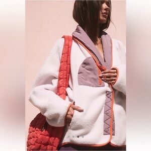 FP Movement by Free People Hit the Slopes Shawl fleece jacket